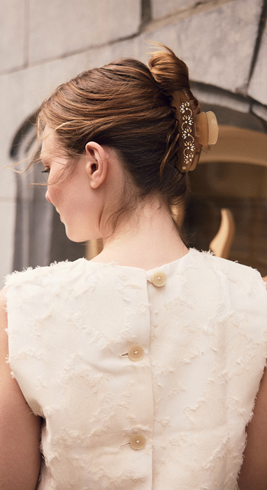 Alexandre de Paris hair accessories : jaw clips, hair