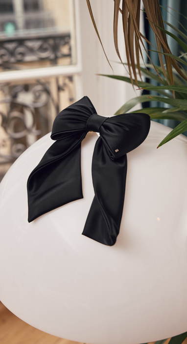 ALEXANDRE DE PARIS アイボリー リボン Amazon.com: Alexandre de Paris Women's Les Liserai Hair Clip