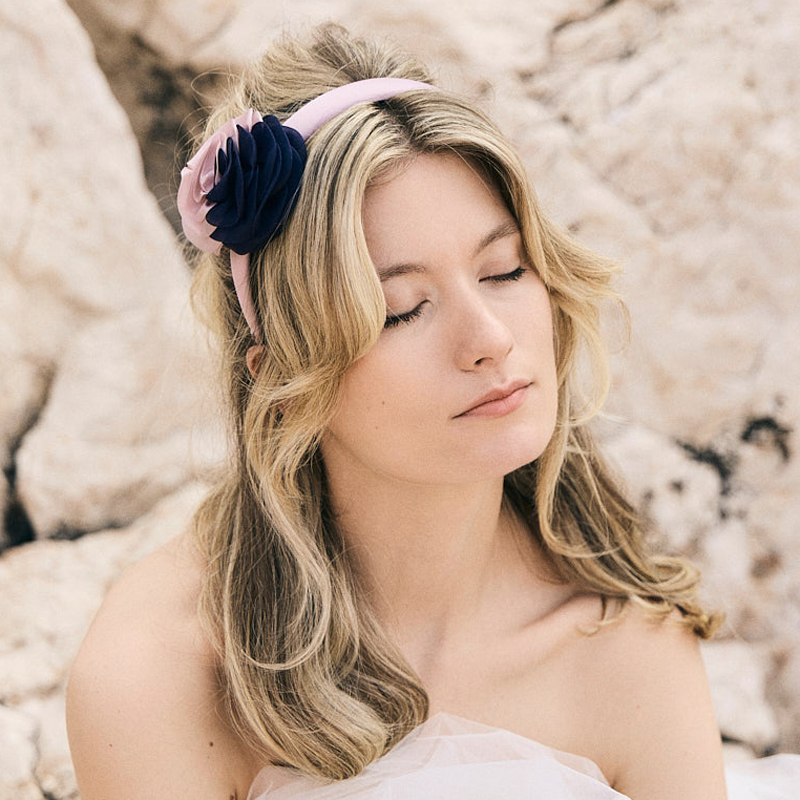 ALEXANDRE DE PARISカチューシャ TIMLESS SATIN Alexandre de Paris Velvet Headband | Authentic & Vintage | ReSee