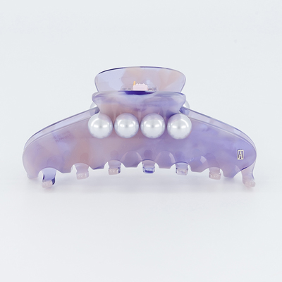 日本未入荷!新作【Alexandre de Paris】DENTELLIA PINK 8cm Alexandre de Paris hair accessories : jaw clips, hair